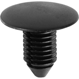 Auveco® 12137 Single Head Radiator Apron Panel Retainer, 1 in Dia Bottom Head, Nylon, Black