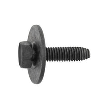 Load image into Gallery viewer, Auveco® 12323 Hex Head Sems CA Point Body Bolt, M6 x 1 mm Screw x 25 mm L, Black Polyseal