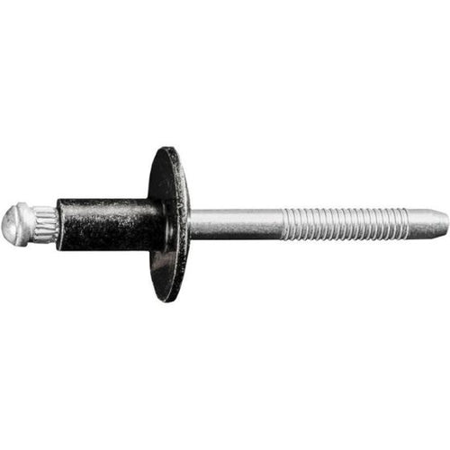 Auveco® 12652 Special Rivet, 1/4 in Dia x 1/8 to 1/4 in Grip Range, Steel, Black