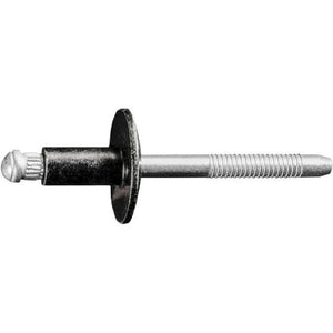 Auveco® 12652 Special Rivet, 1/4 in Dia x 1/8 to 1/4 in Grip Range, Steel, Black