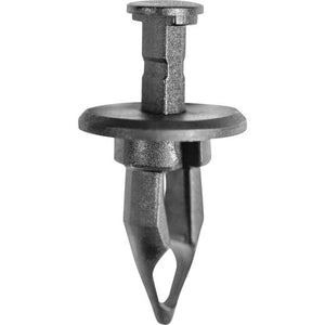 Auveco® 15043 Push-Type with Closed End Type 6 Bumper Fascia Retainer, 7/8 in Dia Head, Nylon, Black