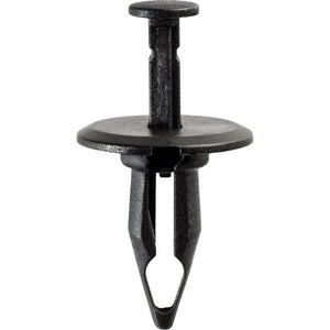 Auveco® 15045 Push-Type with Closed End Type 6 Bumper Fascia Retainer, 1 in Dia Head, Nylon, Black