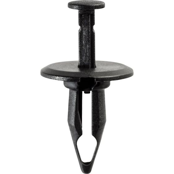 Auveco® 15045 Push-Type with Closed End Type 6 Bumper Fascia Retainer, 1 in Dia Head, Nylon, Black