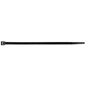Auveco® 15146 Cable Tie, 7 in x 3/16 in W, 50 lb Load, Nylon, Black