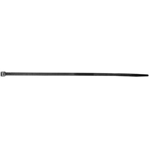 Auveco® 15199 Self Clamping Cable Tie, 11 in L x 3/16 in W, 50 lb Load, Nylon, Black