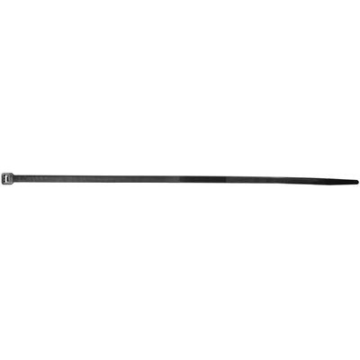Auveco® 15199 Self Clamping Cable Tie, 11 in L x 3/16 in W, 50 lb Load, Nylon, Black