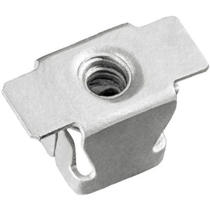 Auveco® 21027 Fender Bracket Retainer Nut, #8 Screw, Metal/Spring Steel, Zinc Organic