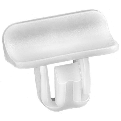 Auveco® 21835 Molding Clip, (11.5 x 21 mm) Head x 11 mm L Stem x 17 mm H, Nylon, White