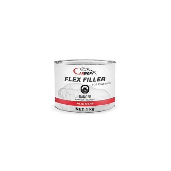 Carworx 134796 Flex Filler, 1 kg, Dark Gray, Paste