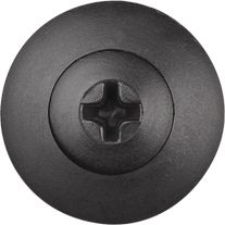 (25) BLACK NYLON PHILLIPS SCREW RETAINER