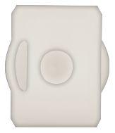 (25/BAG) WHITE NYLON SCUFF PLATE RET.