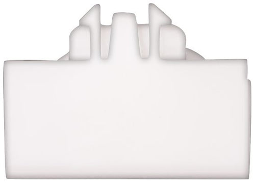 (10) WHITE NYLON MOULDING CLIP