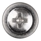 (50) ZINC PHILIPS OVAL HEAD TEK SCREW