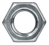(100) Zinc Finished Hex Nut