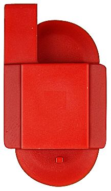 (10) RED NYLON MOLDING RETAINER