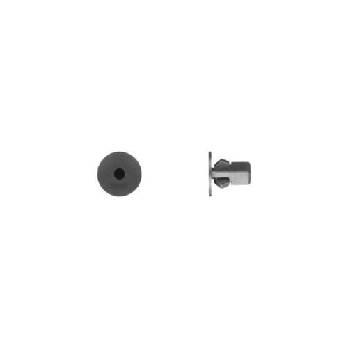 Disco Automotive Hardware 1605B Screw Grommet, #14 Screw x 20 mm Dia Head x 17 mm L Stem x (8 x 8 mm) Hole, Nylon, Black