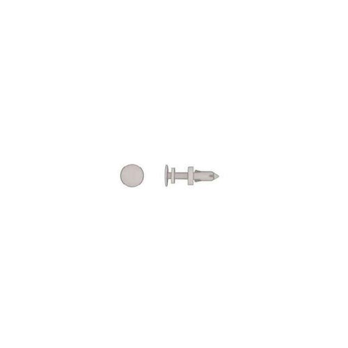 Disco Automotive Hardware 2029PK Push-Type Door Trim Panel Retainer, 14.3 mm Dia Head x 16.3 mm L Stem, Nylon, White
