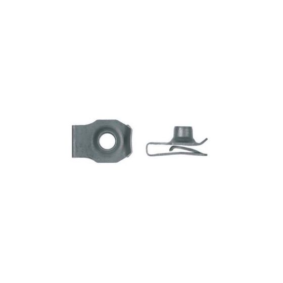 Disco Automotive Hardware 5412MT Extruded U-Nut, 3/8 in - 16 TPI Screw, Black
