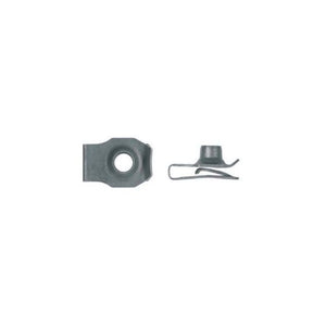 Disco Automotive Hardware 5412PK Extruded U-Nut, 3/8 in - 16 TPI Screw, Black