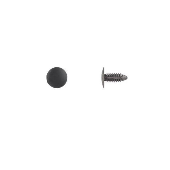 Disco Automotive Hardware 5625PK Fender and Bumper Shield Retainer, 23/32 in Dia Head x 13/16 in L Stem, Nylon, Black