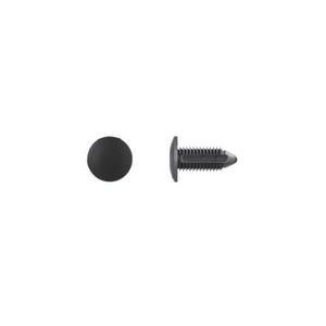 Disco Automotive Hardware 5648MT Bumper Fascia Retainer, 22 mm Dia Head x 30 mm L Stem x 25/64 in Hole, Nylon, Black