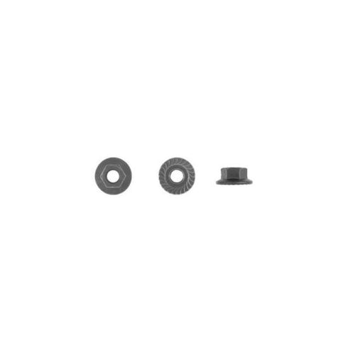 Disco Automotive Hardware 5800MT Hex Flange Nut, M6 x 1 mm Screw x 10 mm Hex, Black