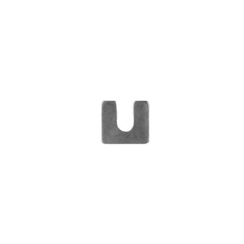 Disco Automotive Hardware 6015PK Shim, 1-1/4 x 1-1/8 in OD x 1/16 in THK x 3/8 in Slot, Steel, Bright Zinc