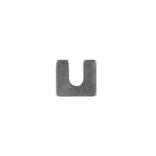 Disco Automotive Hardware 6016MT Shim, 1-1/4 x 1-1/8 in OD x 1/8 in THK x 3/8 in Slot, Steel, Bright Zinc