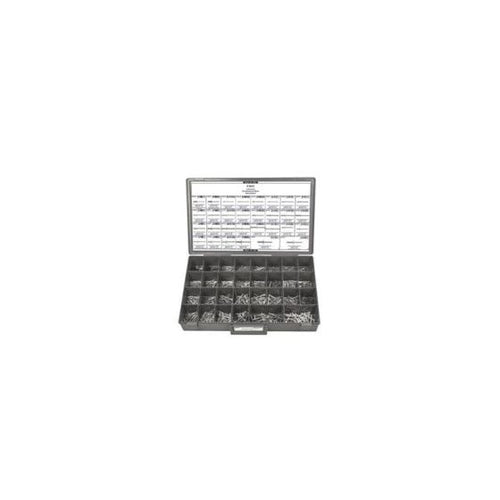 Disco Automotive Hardware 8653 Adjustable Universal Pop Rivet Assortment, 3/32 to 3/16 in Hole, Aluminum, Gray