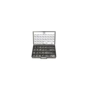 Disco Automotive Hardware 8653 Adjustable Universal Pop Rivet Assortment, 3/32 to 3/16 in Hole, Aluminum, Gray
