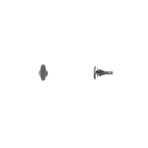 Disco Automotive Hardware 9264MT Weatherstrip Retainer, (5.25 x 14.2 mm) Head x 12.3 mm L Stem, Nylon, Black
