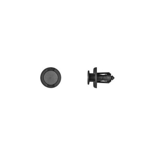 Disco Automotive Hardware 9282MT Push-Type Retainer, 16 mm L Stem x 25/64 in Hole, Nylon, Black
