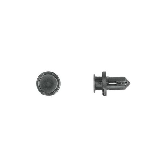 Disco Automotive Hardware 9294MT Push-Type Retainer, 15 mm L Stem x 25/64 in Hole, Nylon, Black