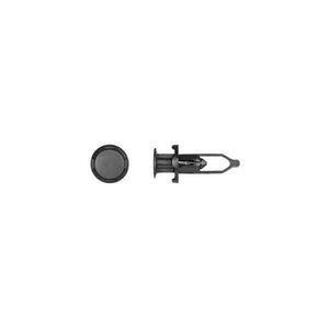 Disco Automotive Hardware 9327MT Push-Type Retainer, 28 mm L Stem x 23/64 in Hole, Nylon, Black