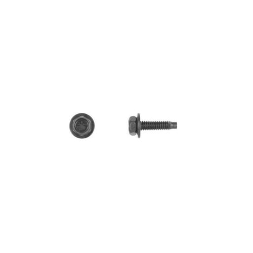 Disco Automotive Hardware 9417PK Dog Point Body Bolt, 1/4 in - 20 TPI x 1 in L x 7/16 in Indented Hex Head, Black