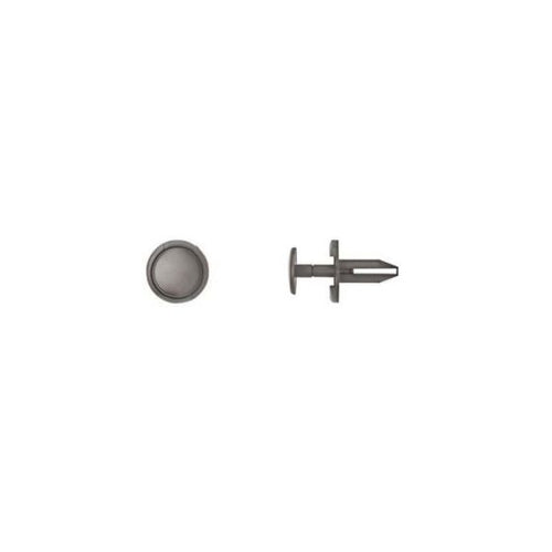 Disco Automotive Hardware 9617MT Push-Type Retainer, 16 mm L Stem x 15/64 in Hole, Nylon, Black