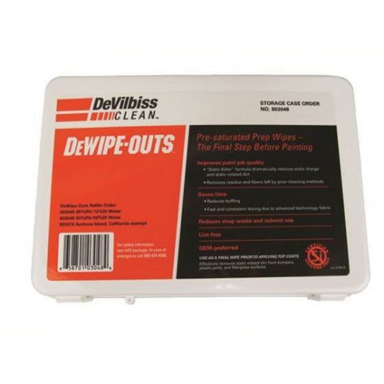 DevilBiss® DeWipe-Outs™ 803048 Refill Case, Pack Packing