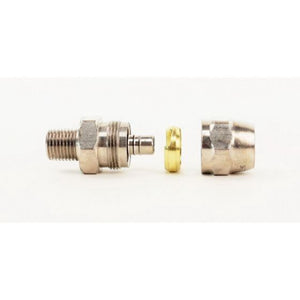 DevilBiss® P-HC-4527 Reusable Straight Hose Connector, 1/4 in FNPS