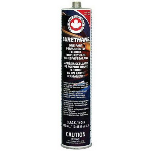 DOMINION SURE SEAL Sure-Thane 9020 1-Component Polyurethane Adhesive/Sealant, 310 mL Cartridge, Black, Liquid