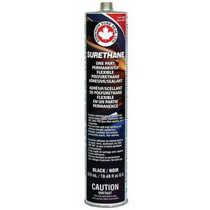 DOMINION SURE SEAL Sure-Thane 9020 1-Component Polyurethane Adhesive/Sealant, 310 mL Cartridge, Black, Liquid