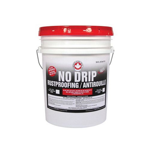 DOMINION SURE SEAL ASS512SC4L No Drip Rust Proofing, 4 L Jug, Amber, Liquid