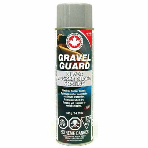 DOMINION SURE SEAL SVG2 Gravel Guard, 20 oz Can, Silver, Aerosol, Medium Texture