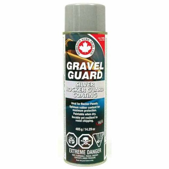 DOMINION SURE SEAL SVG2 Gravel Guard, 20 oz Can, Silver, Aerosol, Medium Texture