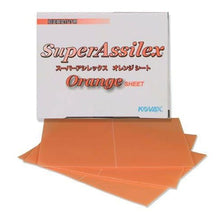 Load image into Gallery viewer, KOVAX® Super Assilex® 191-1510 Sanding Sheet, 130 mm W x 170 mm L, 1200 Grit, Aluminum Oxide Abrasive, Orange