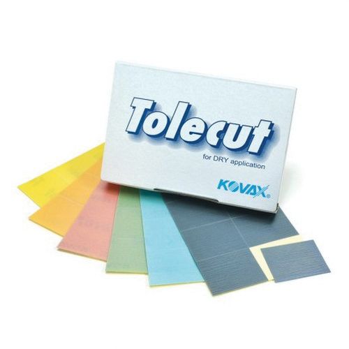 KOVAX® Tolecut® 191-1521 8-Cut Stickon Block Sheet, 70 mm W x 114 mm L, 3000 Grit, K-3000 Grade, Black