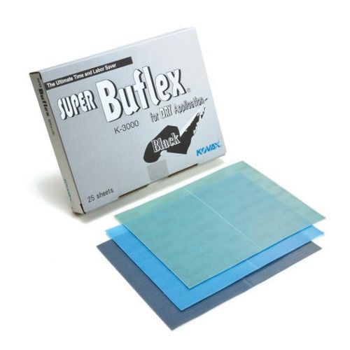 KOVAX® Super Buflex® 191-1532 Super-Tack Buflex Sheet, 130 mm W x 170 mm L, 2000 Grit, K-2000 Grade, Green