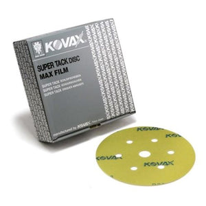 KOVAX® Maxfilm 521-0400 High Performance Sanding Disc, 6 in, 7 Holes, 400 Grit, Super-Tack Attachment