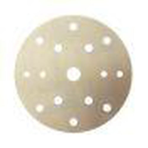 KOVAX® Tri-Pro 527-0320 Resin Bonded Abrasive Disc, 6 in, 15 Holes, 320 Grit, Super-Tack Attachment