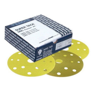KOVAX® 568-0120 PF Premium Series High Performance Abrasive Disc, 6 in, 15 Holes, 120 Grit, Super-Tack Attachment