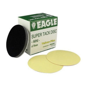 KOVAX® Yellow-Film 730-1000 Abrasive Disc, 3 in, 1000 Grit, Super-Tack Attachment, Yellow